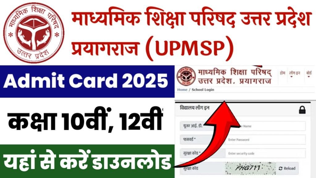 UP Board Admit Card 2025