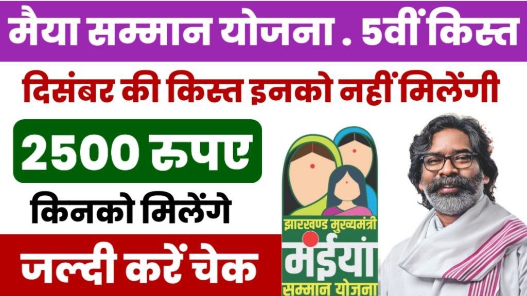 Maiya Samman Yojana 5th Kist News