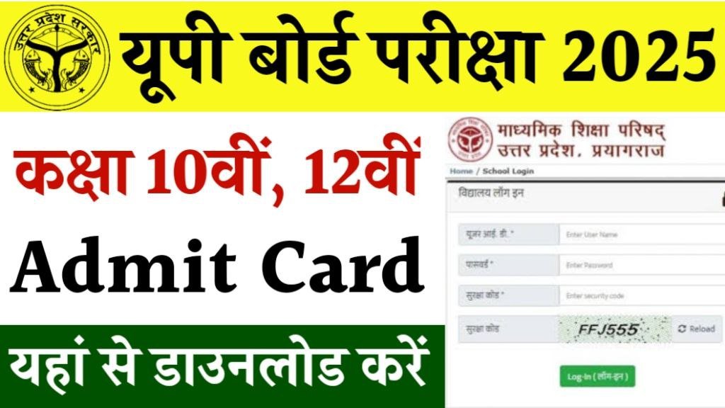 UP Board Admit Card 2025