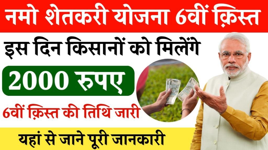 Namo Shetkari Yojana 6th Installment